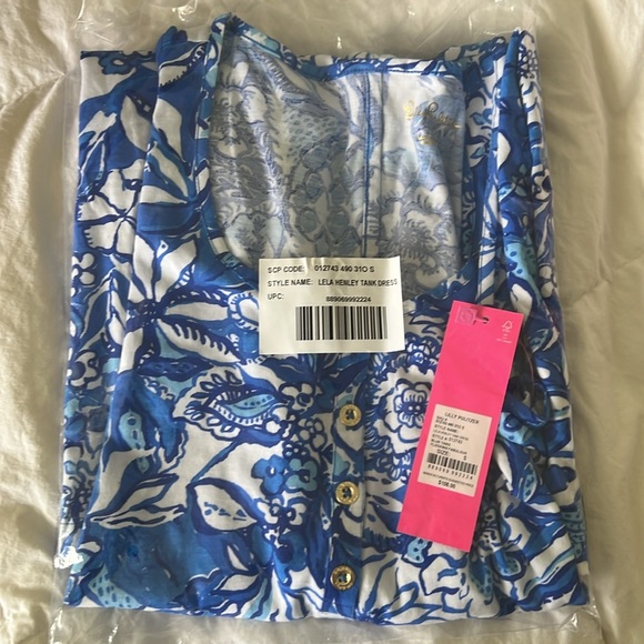 Lilly Pulitzer Lela Henley Tank Dress, Size S, NWT - Picture 5 of 6